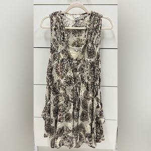 Joie Silk Paisley Mini Dress